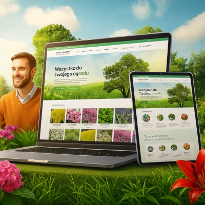 Przykład sklepu internetowego z roślinami